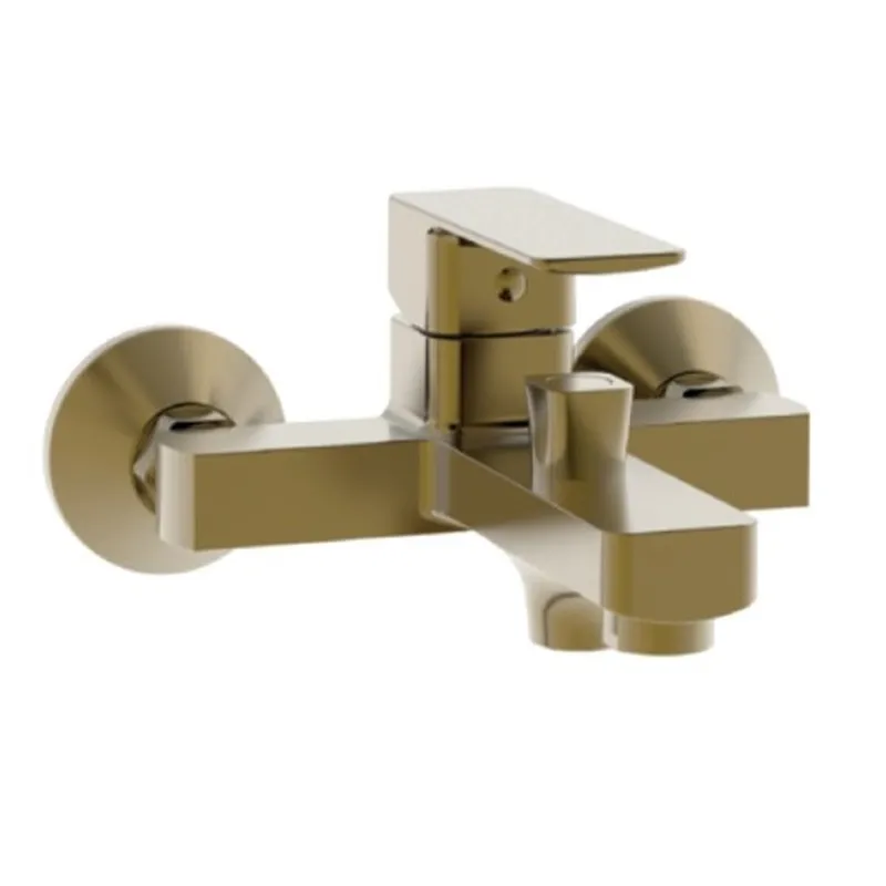 Смеситель для ванны Haiba KUBUS 009 (EURO) BRUSHED GOLD