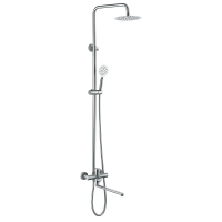 Душевая колонна со смесителем Zerix DAX-006-J-35cm из нерж. стали SUS304