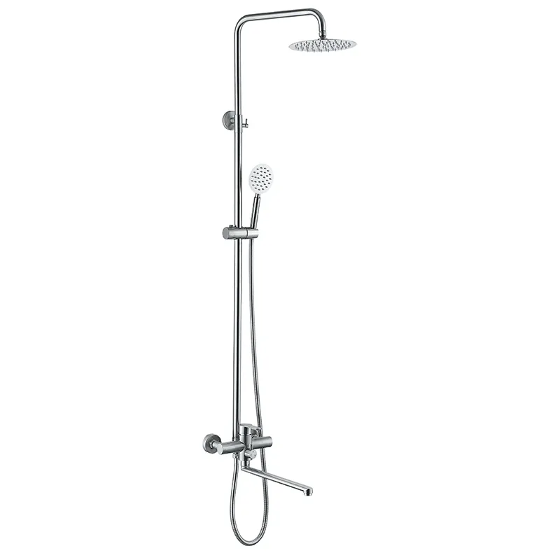 Душевая колонна со смесителем Zerix DAX-006-J-35cm из нерж. стали SUS304