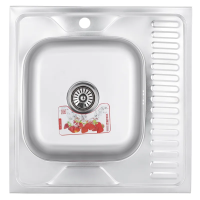 Мойка кухонная Zerix Z6060L-08-180MD (micro decor)