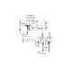 Смеситель бесконтактный для умывальника, 6V Grohe Euroeco Cosmopolitan E
