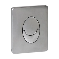 Панель смыва пластиковая Koer KT-0606-01 157x198x3mm, закругленная кнопка