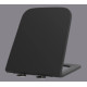 Підвісний унітаз Mixxus Premium Quadro-0302-R Black 530x360x365мм, система змиву RIMLESS