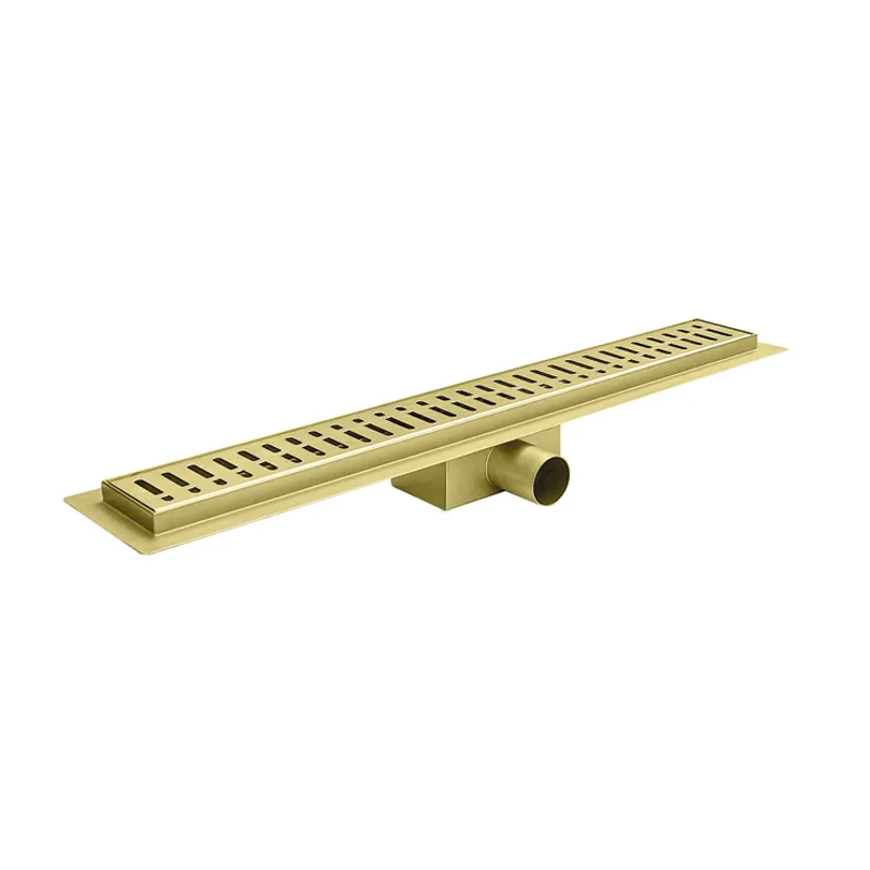 Душевой трап из нержавеющей стали SUS304 Koer FD35-70x800-Brushed Gold