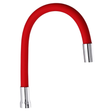 Излив (гусак) силиконовый Champion RED