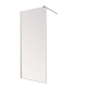 Душова перегородка Mixxus Premium FLAT SP01-100x200-TR Chrome Walk-In прозоре скло 8мм (MI685)