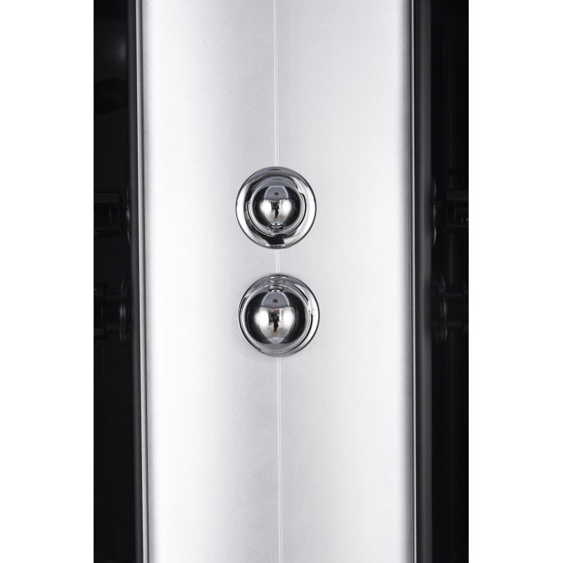 Бокс душевой без гидромассажа Mixxus STRONG SB02-90x90x215-FB SATIN с низким поддоном