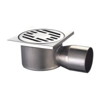 Душевой трап из нержавеющей стали SUS304 Mixxus Drain-02-10x10-90 (угловой отвод)