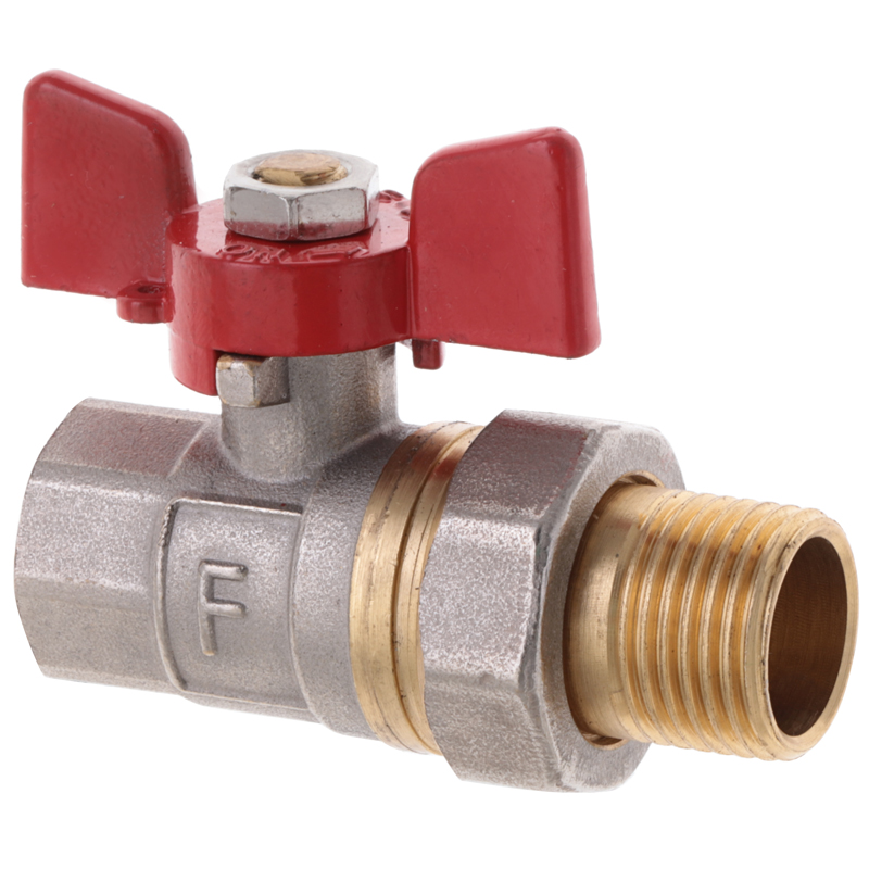 Кран з американкою 1/2" FERRO PL арт. 400 (латунна куля)