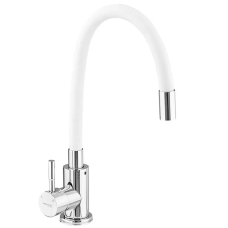 Смеситель для кухни Mixxus SUS-011 Chrome Refl.White (нерж. сталь)