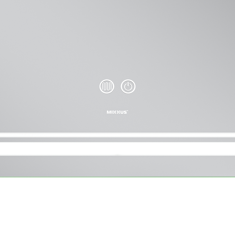 Дзеркало Mixxus Premium QUADRO MR20-120x80 (LED Touch, Анти-туман, димер, лінза)