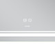 Дзеркало Mixxus Premium QUADRO MR20-120x80 (LED Touch, Анти-туман, димер, лінза)
