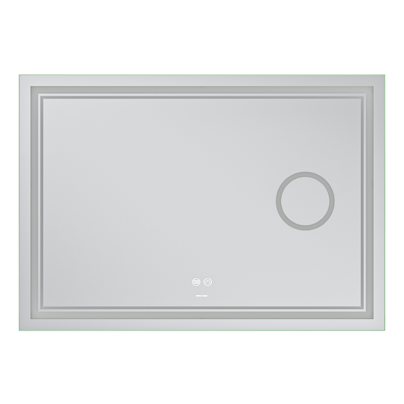 Дзеркало Mixxus Premium QUADRO MR20-120x80 (LED Touch, Анти-туман, димер, лінза)