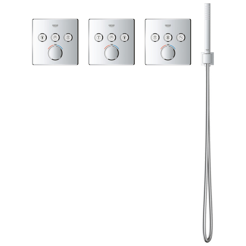 Шланговое подключение с держателем Grohe Euphoria Cube