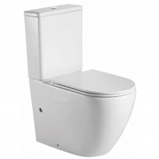 Унітаз-компакт Mixxus Premium Ellipse-0402-R 660x390x855мм, система змиву RIMLESS