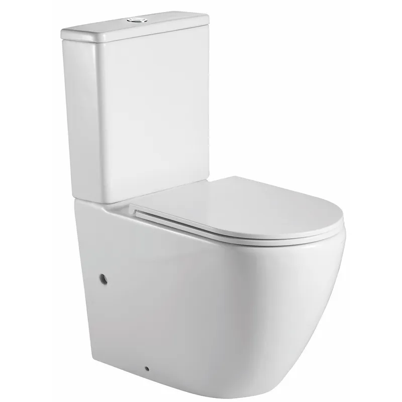 Унітаз-компакт Mixxus Premium Ellipse-0402-R 660x390x855мм, система змиву RIMLESS