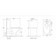 Унітаз-компакт Mixxus Premium Ellipse-0402-R 660x390x855мм, система змиву RIMLESS