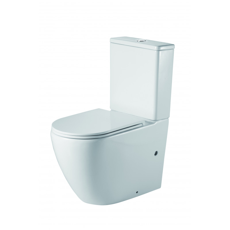Унітаз-компакт Mixxus Premium Ellipse-0402-R 660x390x855мм, система змиву RIMLESS