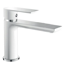 Змішувач для умивальника HAIBA ALEX 001 LONG WHITE-CHROME