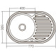 Мийка кухонна Zerix Z7750-06-180D (декор)