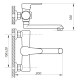 Смеситель для ванны Zerix PUD3 146