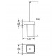Туалетний йоржик у комплекті Grohe Selection Cube