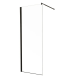 Душова перегородка Mixxus Premium FLAT SP02-80x200-TR Black Walk-In прозоре скло 8мм