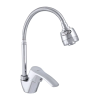 Смеситель для кухни Zerix YUB 279 с рефлективным изливом
