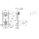 Система инсталляции для унитаза 2 в 1 Grohe Rapid SL
