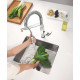 Смеситель для кухни с гибким изливом Grohe Eurocube
