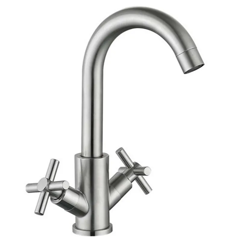 Смеситель для умывальника Mixxus DVE-001-C (нерж. сталь)