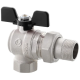 Кран с американкой Roho R106-050B - 1/2" угловой