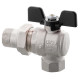 Кран с американкой Roho R106-050B - 1/2" угловой
