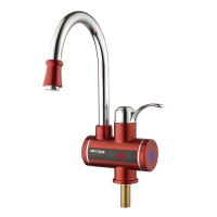 Проточный водонагреватель Mixxus Electra 240-E Red  (с индик. темп.)