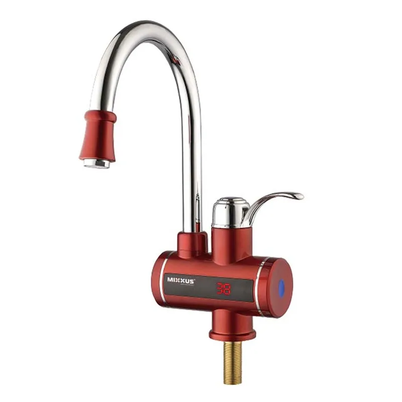Проточный водонагреватель Mixxus Electra 240-E Red  (с индик. темп.)