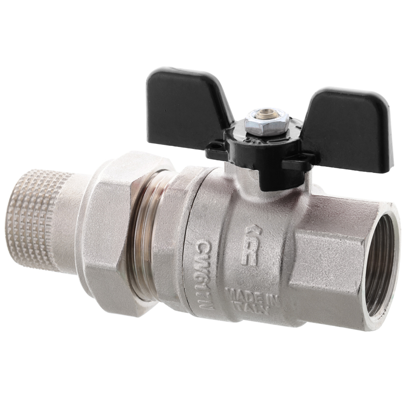 Кран с американкой Roho R105-100B - 1" прямой
