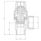 Клапан запобіжний ВН 1/2"х3/4" Koer KR.1261 (3 бар)