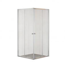 Душова кабіна без піддона Mixxus CUBIC SC01-90x90x185-TR CHROME прозоре скло 4мм