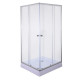 Душова кабіна без піддона Mixxus CUBIC SC01-90x90x185-TR CHROME прозоре скло 4мм