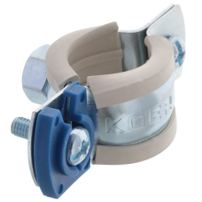 Хомут трубний оцинкований Koer KCB.10.G 1/2" (20-25) сірий