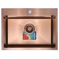 Мойка Mixxus Бронзовая MX5843-200x1.0-PVD