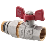 Кран с американкой 1/2" "антипротечка" (Koer KR.227-Gi)