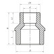 Муфта редукционная НB 32x20 PPR Koer K0057.PRO