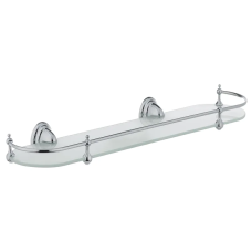 Полиця скляна з обмежувачем Zerix LR1507