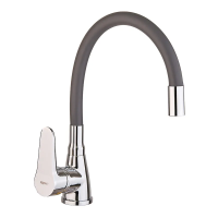 Смеситель для кухни Zerix SOP7 146 Reflector Gray