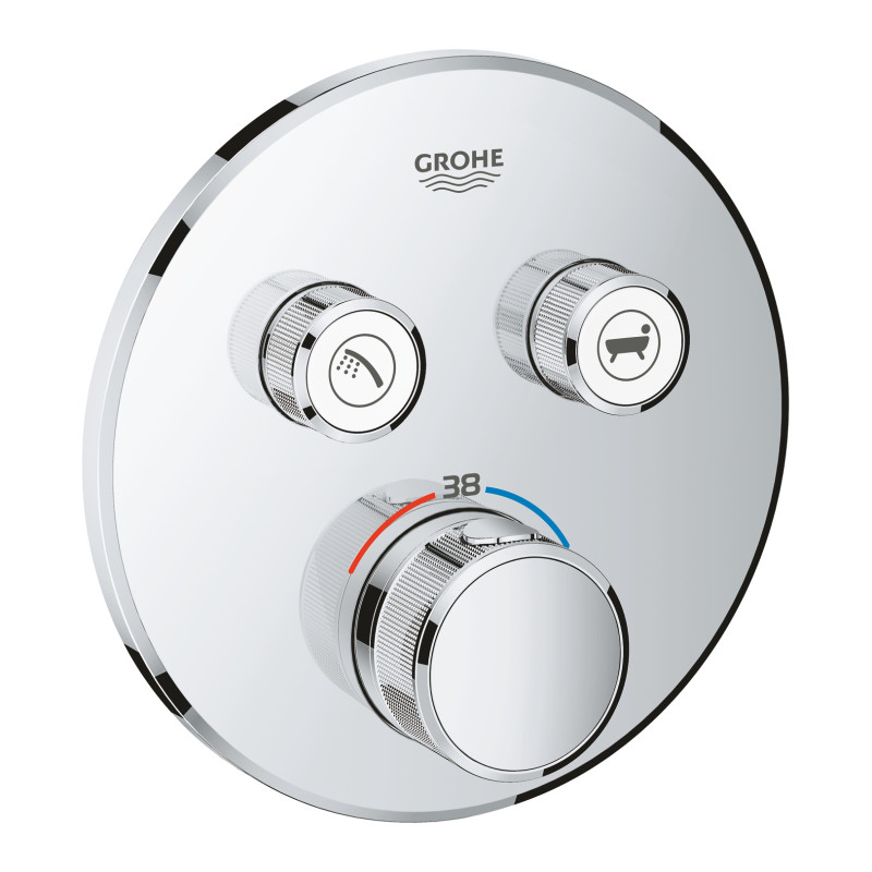 Термостат скрытого монтажа на 2 потребителя Grohe Grohtherm SmartControl