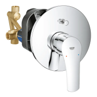Смеситель скрытого монтажа на 2 потребителя Grohe Eurosmart New