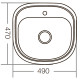 Мойка кухонная Zerix Z4947-08-180D (decor)