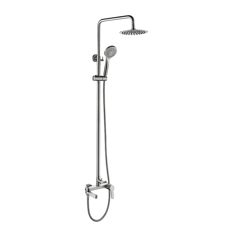 Душевая колонна со смесителем Koer KI-56016-02 (из нерж. стали) (Цвет нерж)