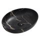 Раковина накладная Mixxus Premium ELLIPSE-0102 MARBLE 515х400х130mm